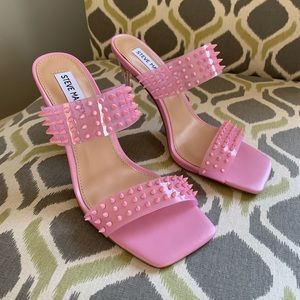 Steve Madden Lunna Vinyl Spiked Sandals